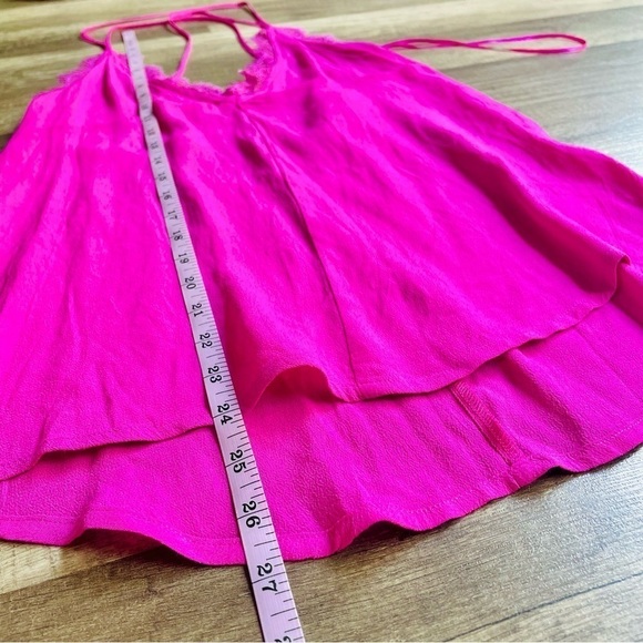 Anthropologie Silence + Noise Pink Lseeveless Blouse X-Small NWT NEW! - Picture 7 of 8